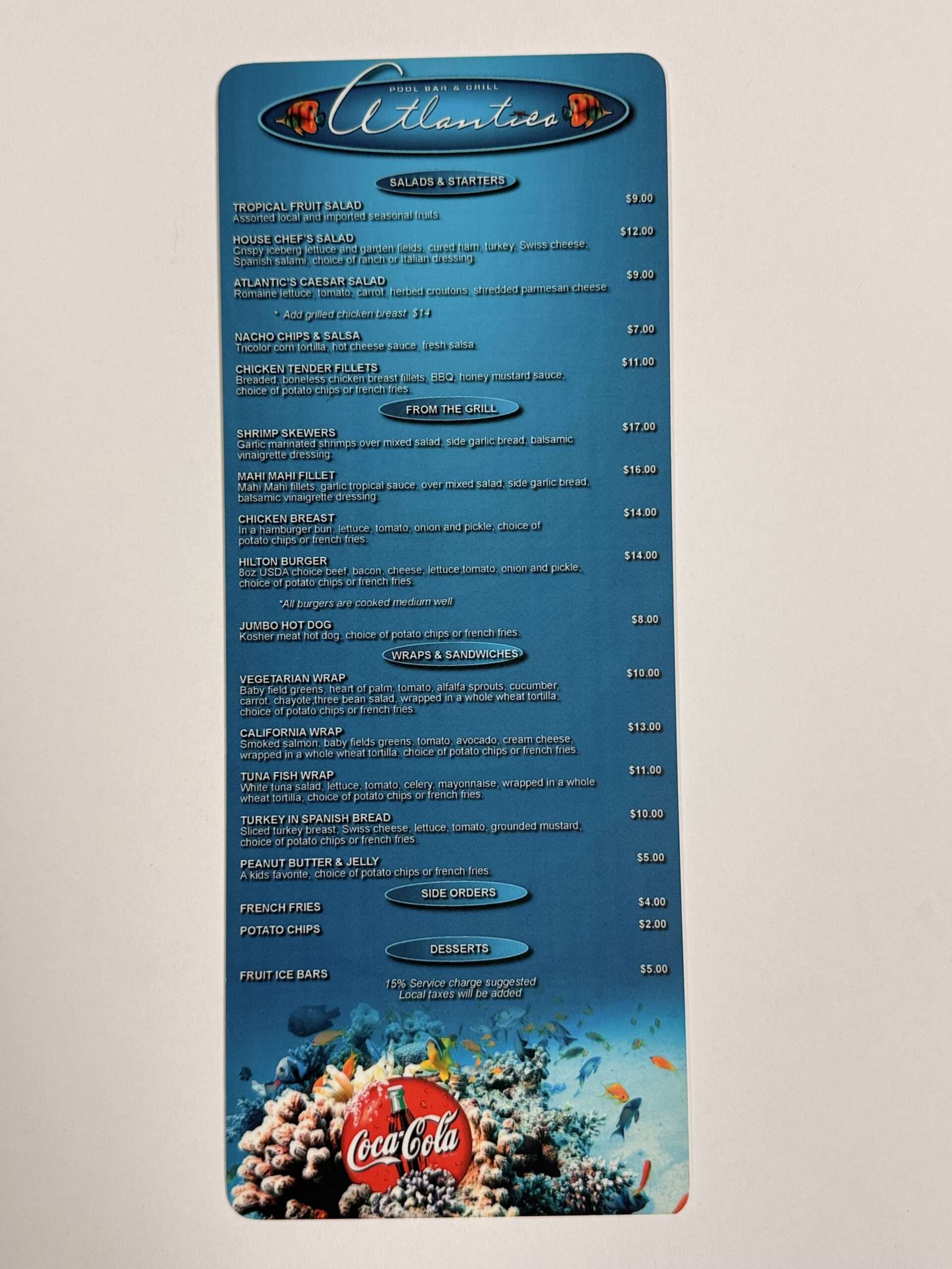 Fine Dining Menu System